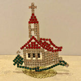 Czech Rhinestone Christmas Church
