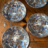 Aptware Brown/Blue Blend Bowls | Set of 6