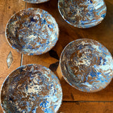 Aptware Brown/Blue Blend Bowls | Set of 6