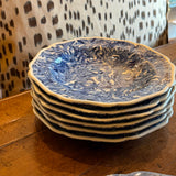 Blue Aptware Salad Plates | Set of 6