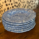 Light Blue Aptware Salad Plates | Set of 6