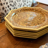 Brown Octagon Aptware Charger  Plates | Set of 6
