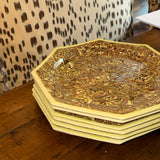 Brown Octagon Aptware Charger  Plates | Set of 6