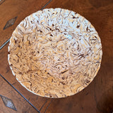 Aptware Brown/Caramel/White Scalloped Bowl