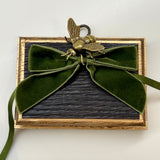 Painted Frame with Velvet Bow and Bee