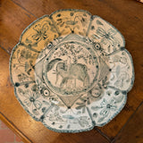 Decorative Green Plate with Elephant | Lisa Sandner