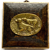 Wooden Frame with Sporting Dogs
