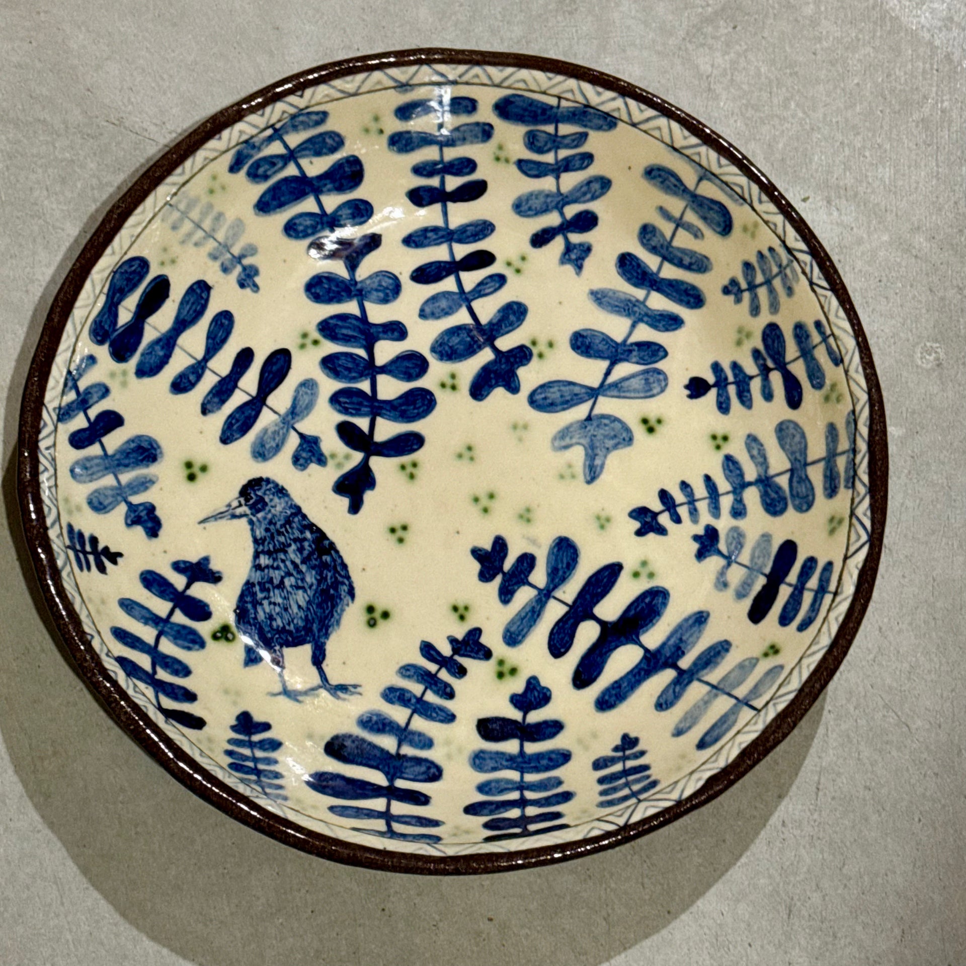 Oval Dish | Adrift | Handmade Slipware Inspired by Pembrokeshire