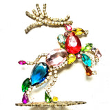 Czech Rhinestone Christmas Tree - Right-facing