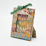 Mini Hand-marbled Picture Frame Ornament | Flatiron Feathers
