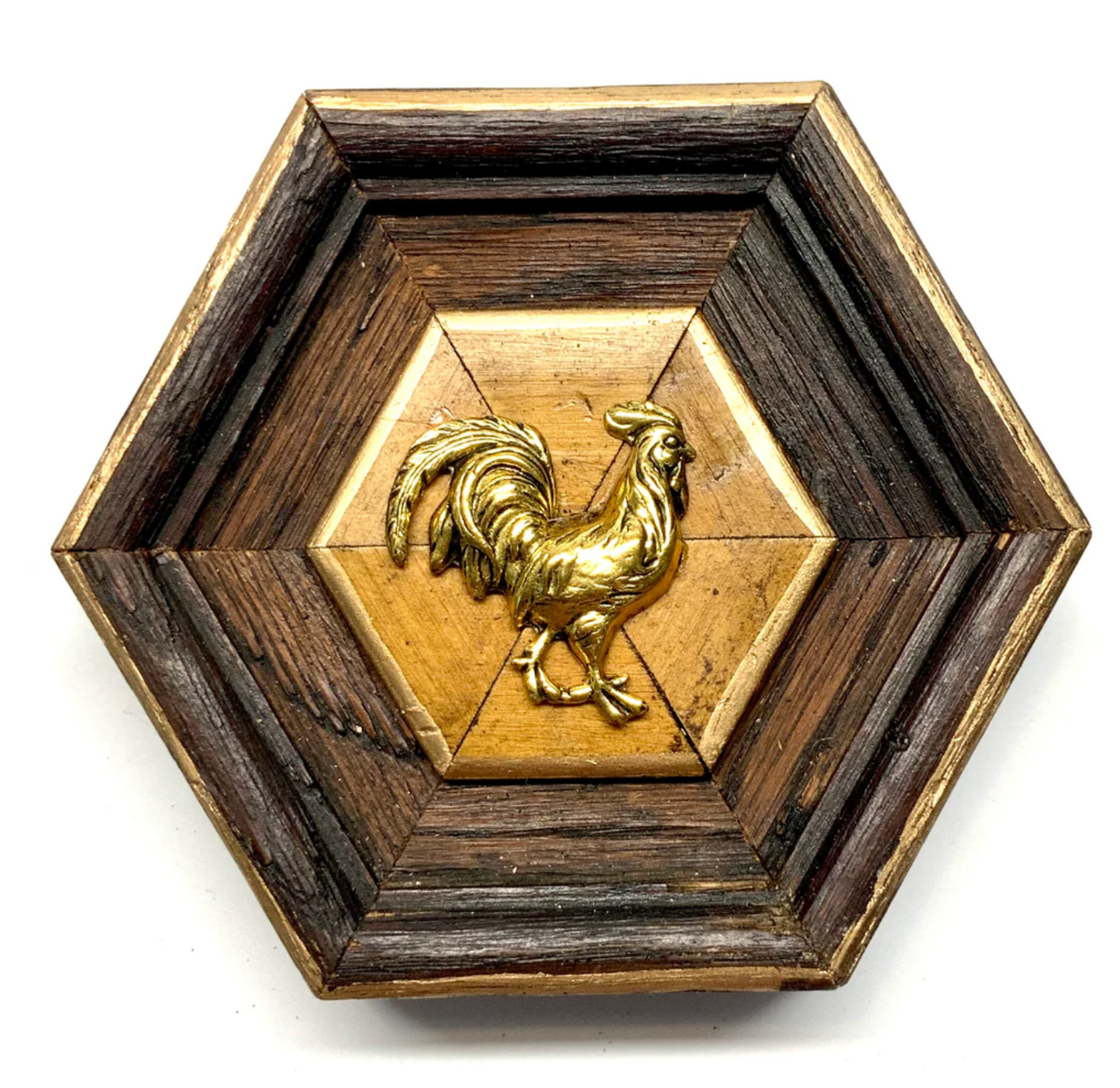 Wooden Frame with Rooster