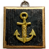 Bourbon Barrel Frame with Anchor