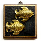 Bourbon Barrel Frame with Fish
