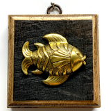 Bourbon Barrel Frame with Fish