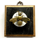 Bourbon Barrel Frame with Bee on Watch Face