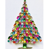 Czech Rhinestone Christmas Tree