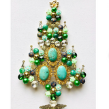 Czech Rhinestone Christmas Tree