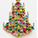 Czech Rhinestone Christmas Tree