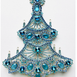 Czech Rhinestone Christmas Tree