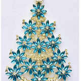 Czech Rhinestone Christmas Tree
