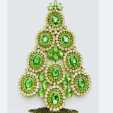 Czech Rhinestone Christmas Tree