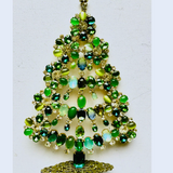 Czech Rhinestone Christmas Tree