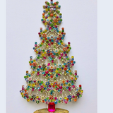 Czech Rhinestone Christmas Tree