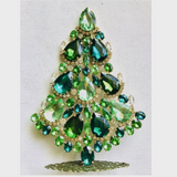 Czech Rhinestone Christmas Tree