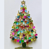 Czech Rhinestone Christmas Tree