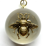 Acrylic Orb Frame with Grande Bee / Slight Imperfections