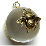 Acrylic Orb Frame with Grande Bee / Slight Imperfections