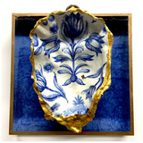 Acrylic Frame with Oyster Shell / Slight Imperfections