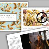 Golden Leaf Pop Out Crown