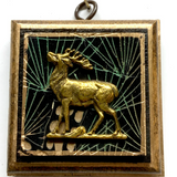 Bourbon Barrel Frame with Stag on Coromandel