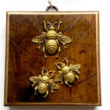 Wooden Frame with Grande Bees