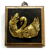 Bourbon Barrel Frame with Swan