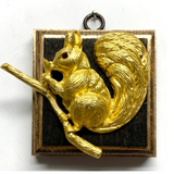 Bourbon Barrel Frame with Squirrel