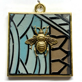 Gilt Metal Frame with Grande Bee on Coromandel