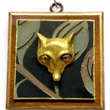 Wooden Frame with Fox on Coromandel