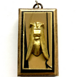 Bourbon Barrel Frame with Cicada on Coromandel