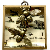 Acrylic Frame with Bees / Slight Imperfections