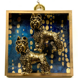 Acrylic Frame with Schnauzers / Slight Imperfections