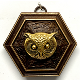 Wooden Frame with Owl