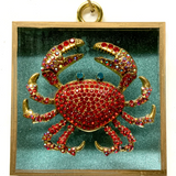 Acrylic Frame with Crab / Slight Imperfections
