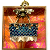 Acrylic Frame with Bee on Handbag / Slight Imperfections