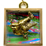 Acrylic Frame with Bird / Slight Imperfections