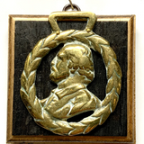 Bourbon Barrel Frame with Horse Brass