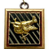 Wooden Frame with Bird on Coromandel