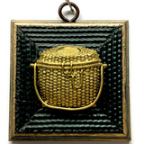 Painted Frame with Nantucket Basket