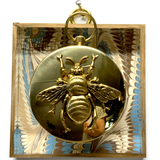 Acrylic Frame with Grande Bee on Compass / Slight Imperfections